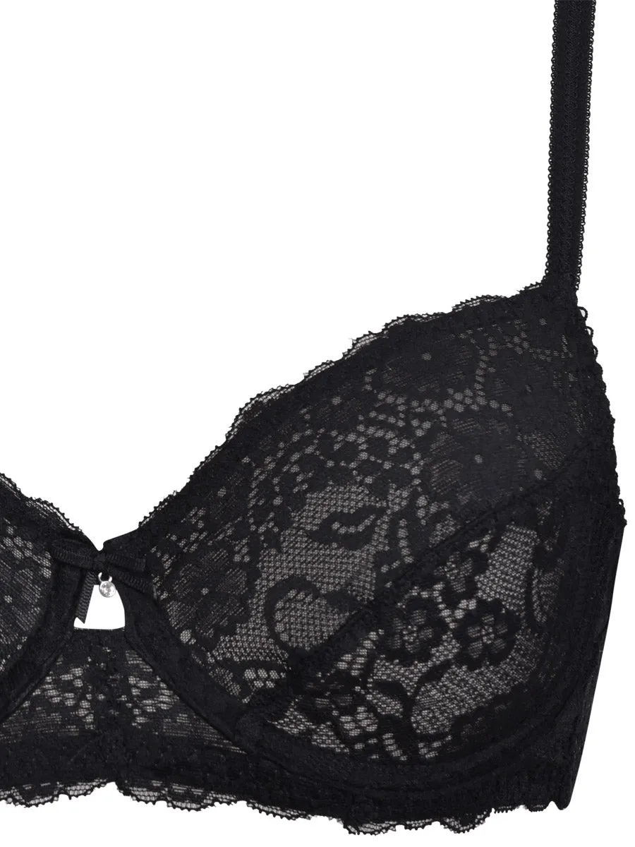 Si'èLei Allure 2672 reggiseno francese nero in pizzo