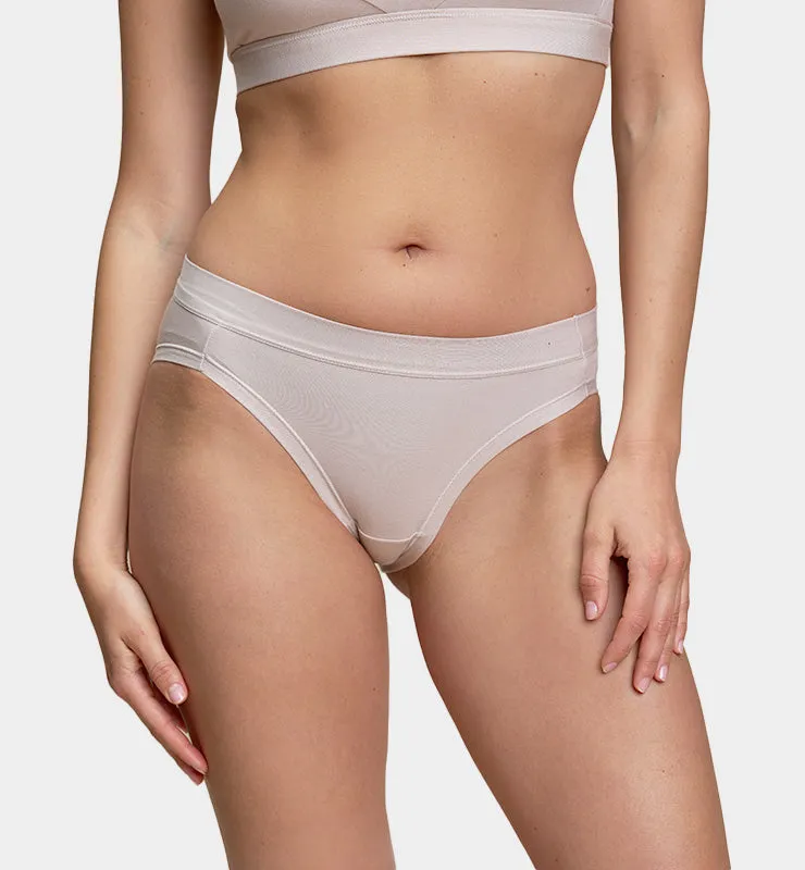 Casagin Slip classico donna Tencel Modal vita media Cipria