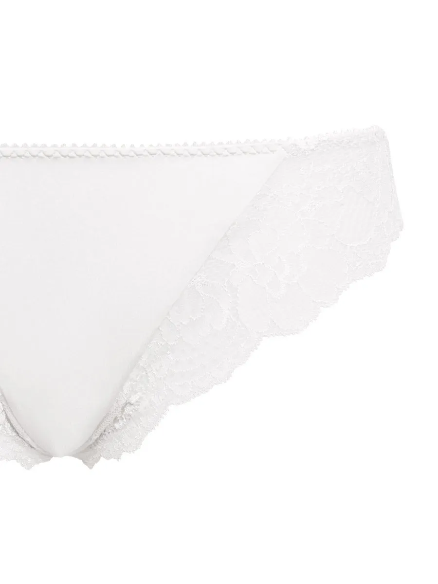 SièLei Pure Love 1977 slip brasiliana bianco pizzo