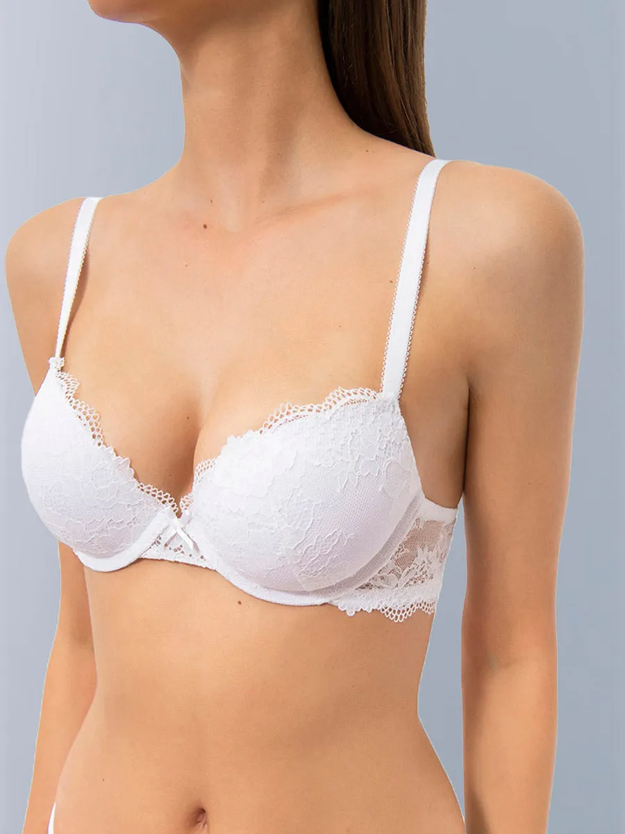 Si'èLei Wonder Lace 2444 push-up pizzo bianco