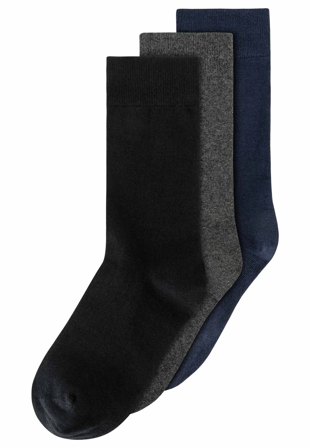 Casagin Calzini Basic Cotone Biologico 3 Paia Nero