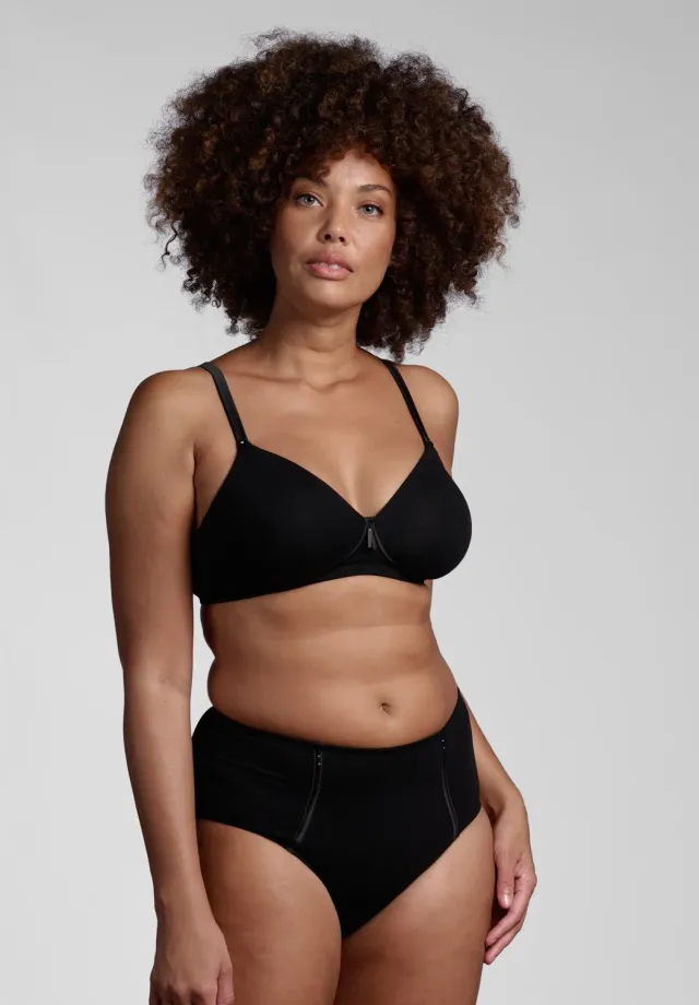 Lepel Belseno Segreto Cotton 356 slip vita alta nero cotone