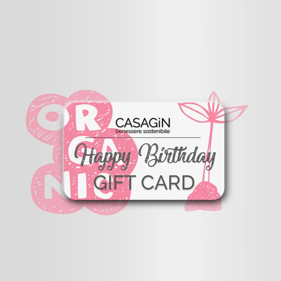 Casagin Gift Card Buon Compleanno buono regalo 25 euro