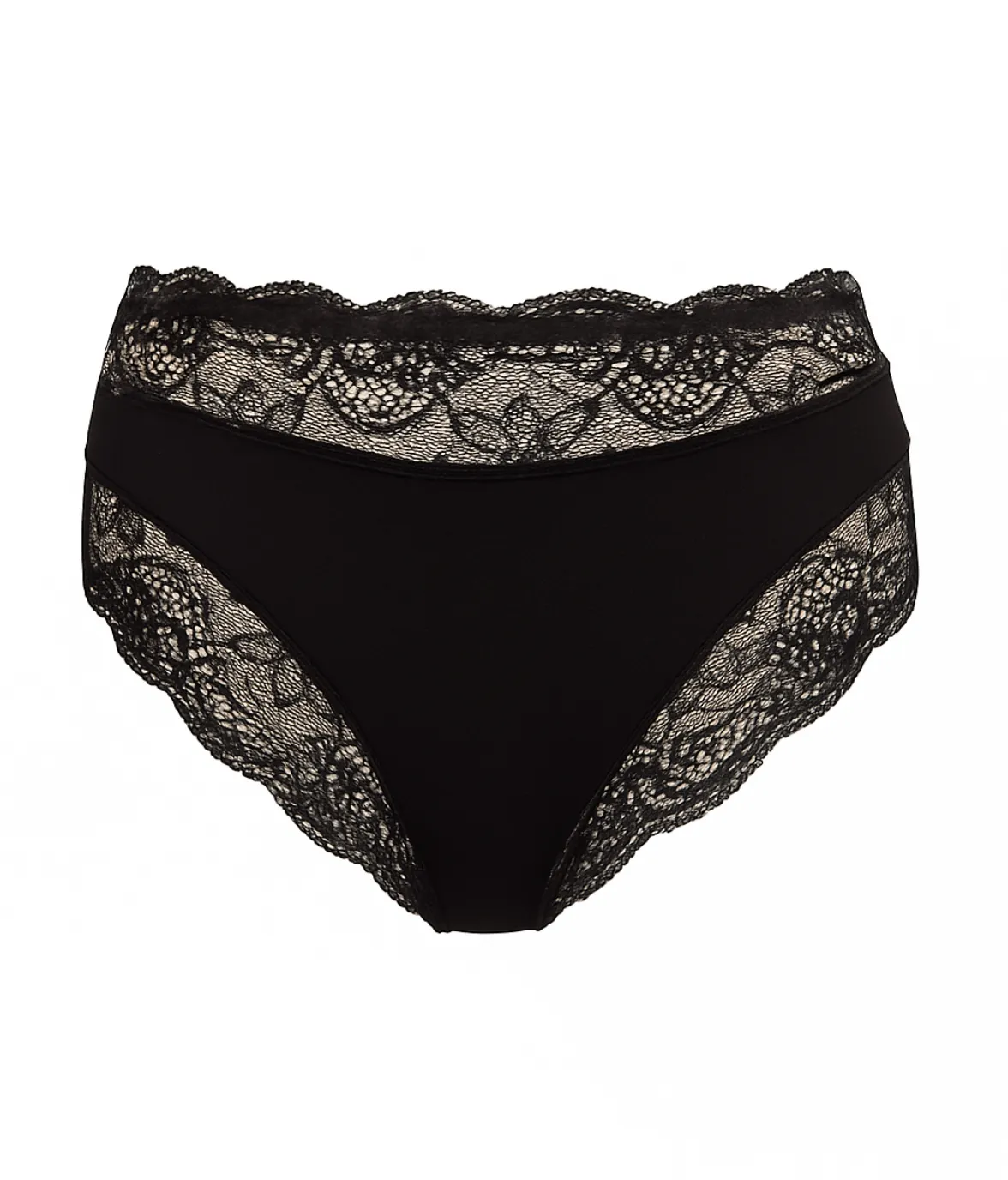 Rossoporpora Slip Modal e Pizzo Bianco traspirante