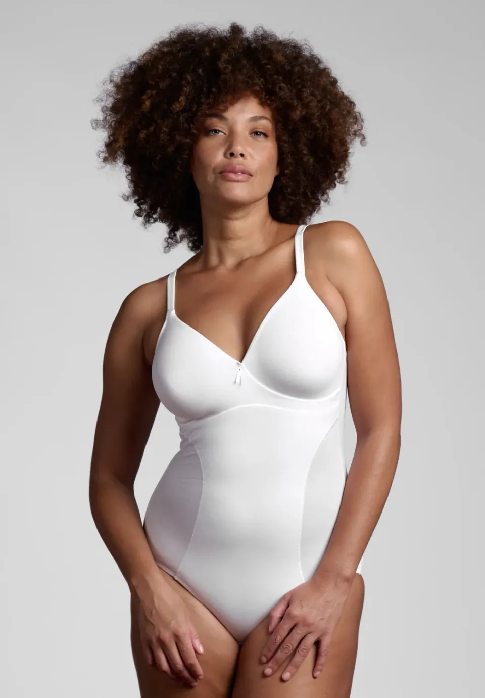 Lepel Belseno 354 body incrociato bianco in cotone
