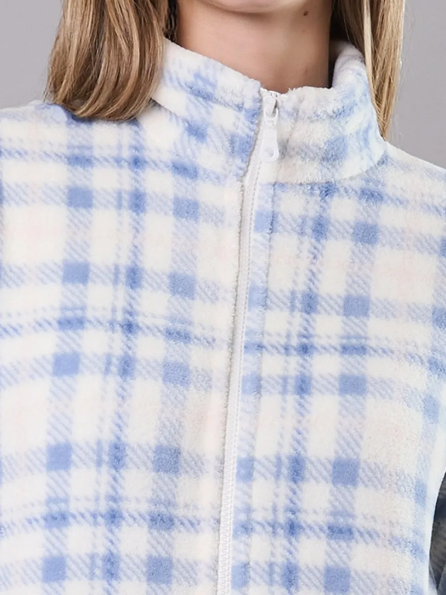 Si'èLei Taily Soft TI44 tuta azzurro coral check