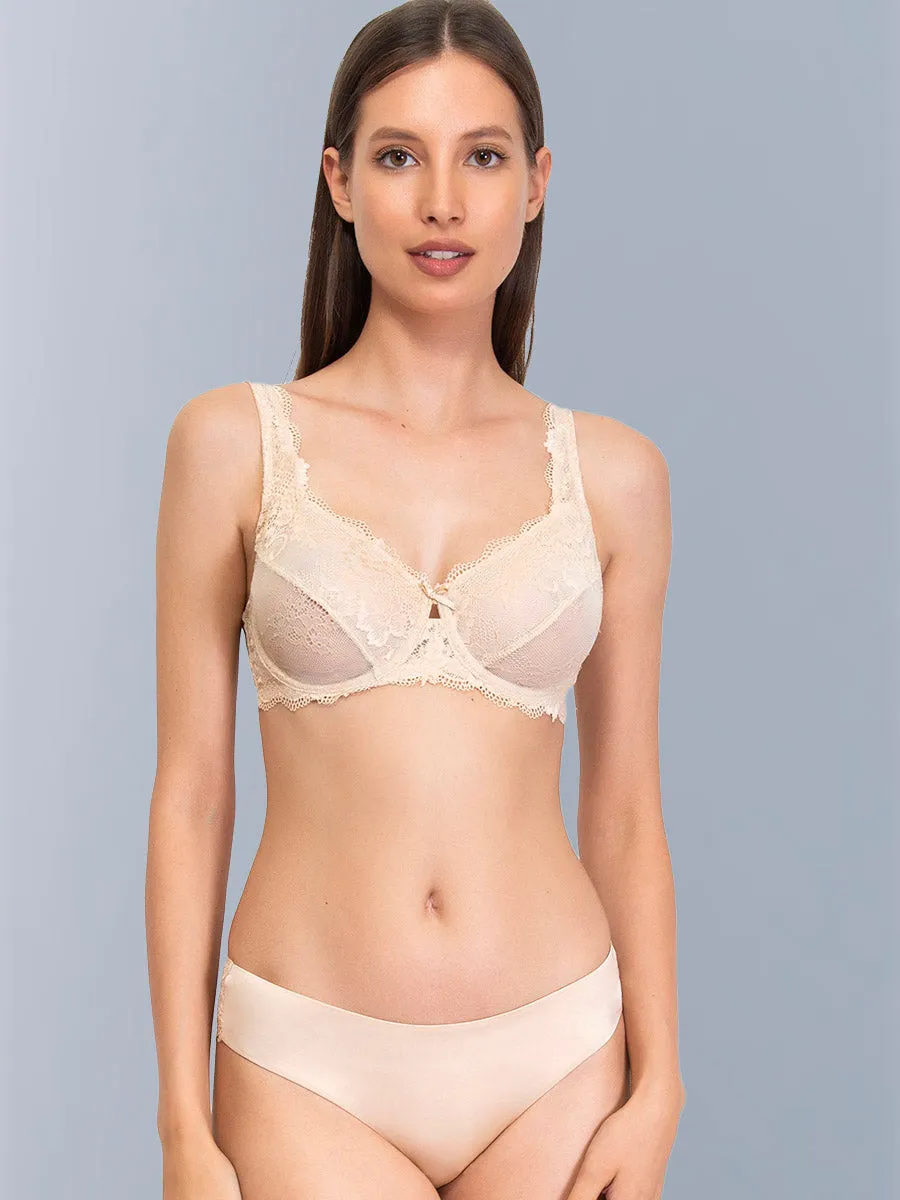 Si'èLei Wonder Lace 2442 reggiseno cipria francese pizzo