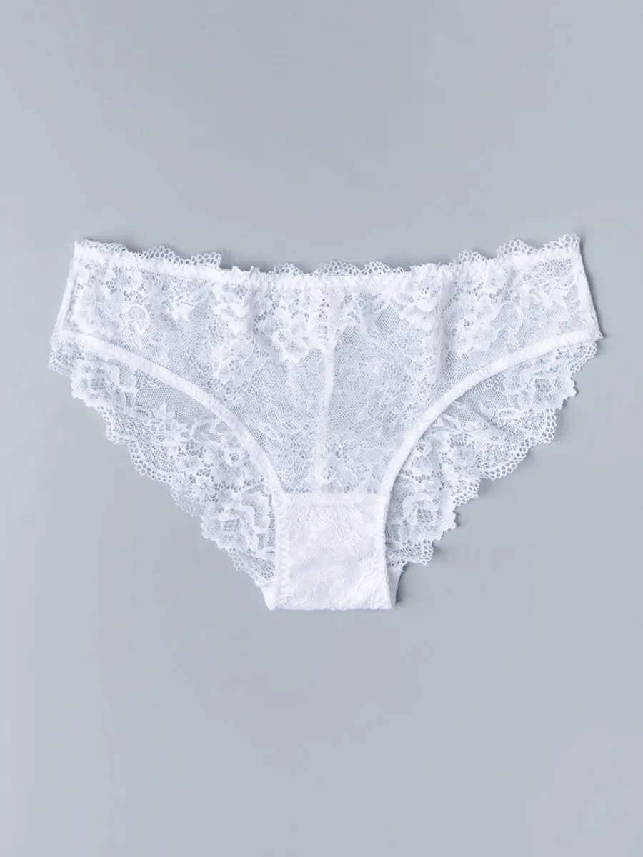 Si'èLei Wonder Lace 2455 slip pizzo stretch bianco
