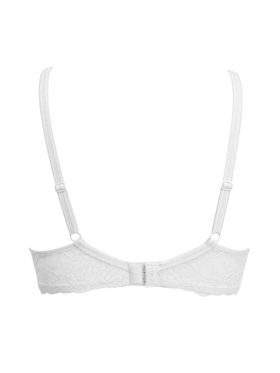Si'èLei Allure 2686 reggiseno bianco coppe spacer pizzo