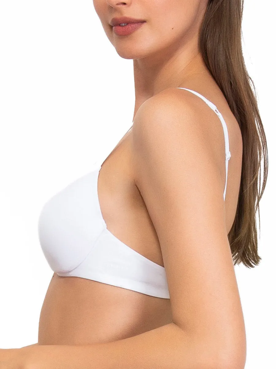 Si'èLei Fantastic 1328NEW reggiseno microfibra bianco invisibile