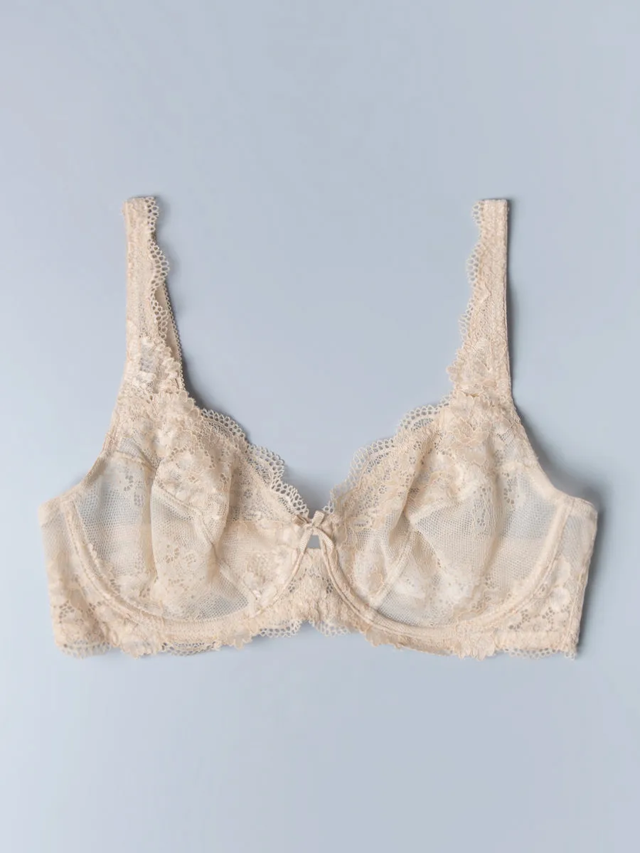 Si'èLei Wonder Lace 2442 reggiseno cipria francese pizzo