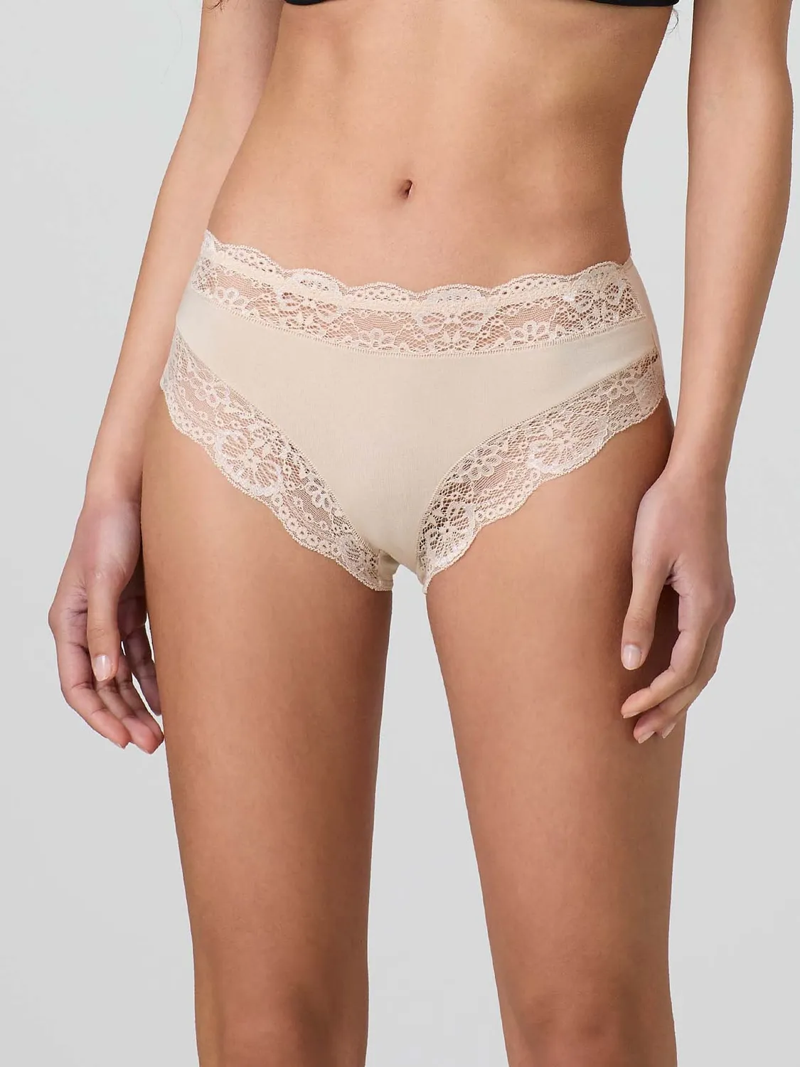 Jadea Basic slip cotone modal pizzo elastico sgambato