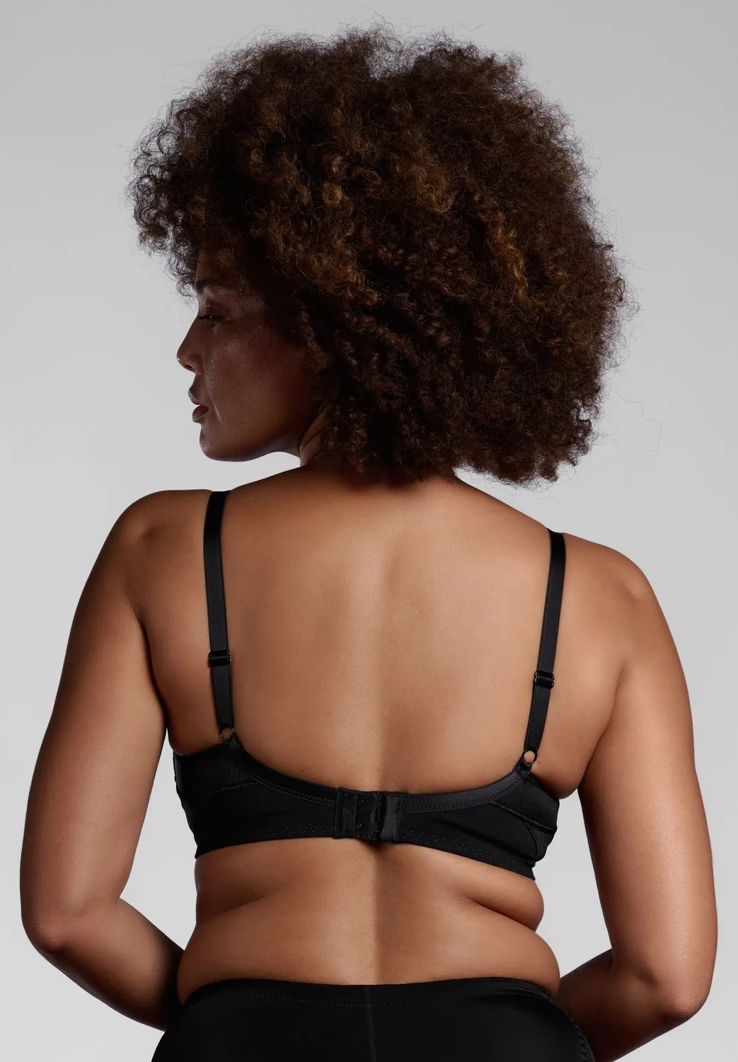 Lepel Cotone sulla Pelle 50 reggiseno nero senza ferretto