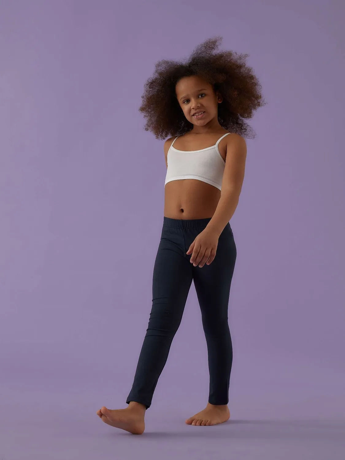 Jadea 490 leggings bambina cotone invernale coprente