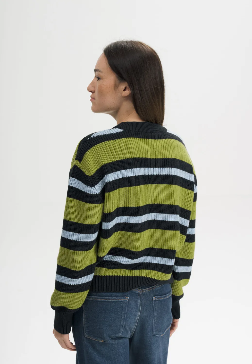 Casagin Cotone Organico Girocollo maglione Crema caldo