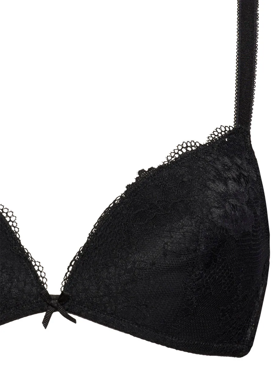 SièLei Wonder Lace 2458 triangolo nero pizzo imbottito