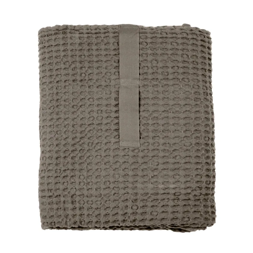 Casagin Big Waffle asciugamano maxi cipria 100x150 cotone bio