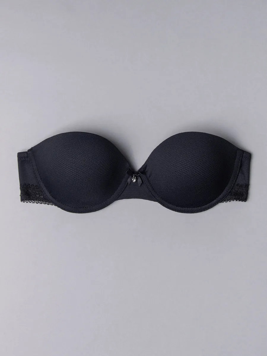 Si'èLei Darling 1880 reggiseno fascia nero imbottito