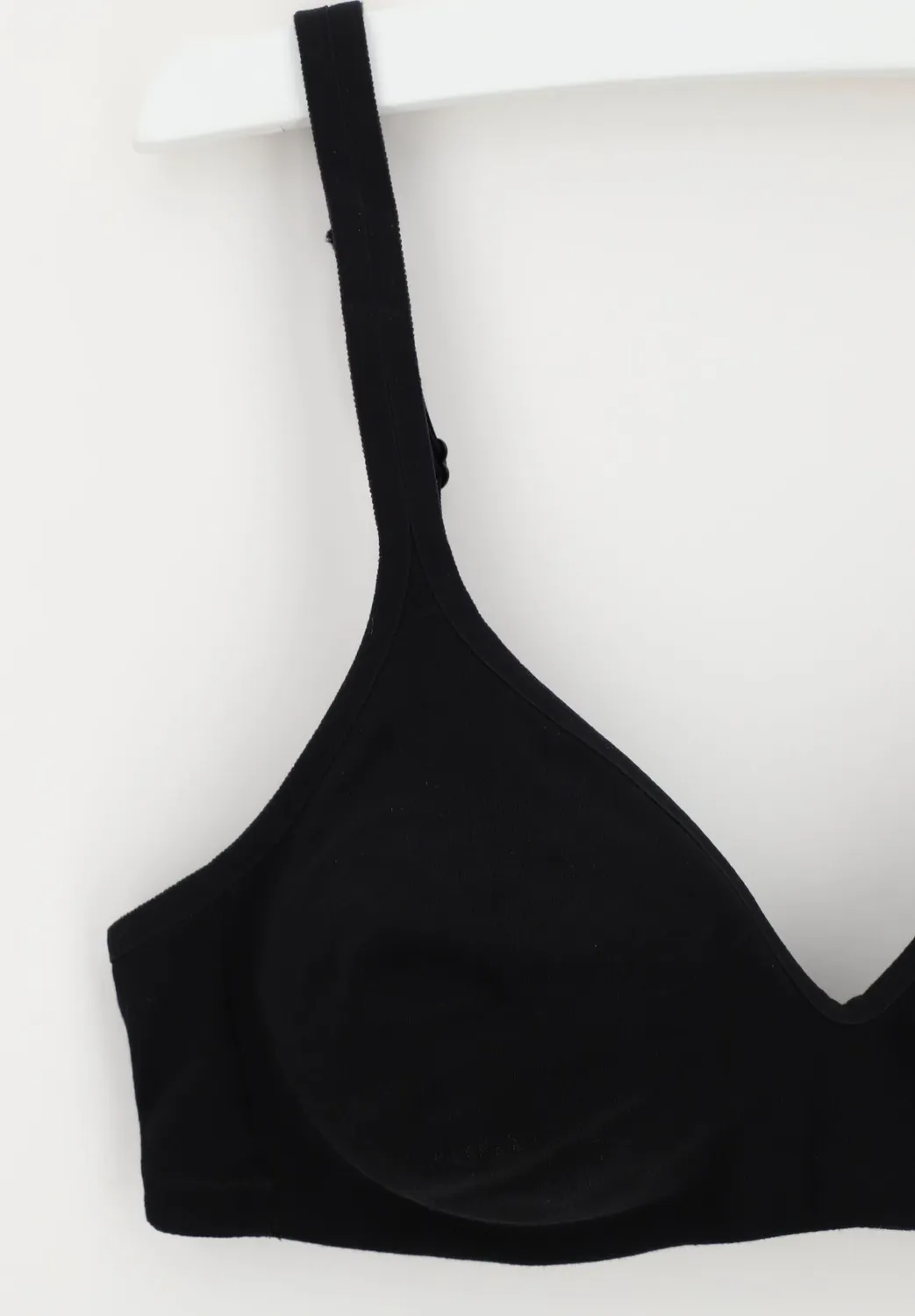 Lepel Simply Cotone Linda reggiseno nero senza ferretto cotone