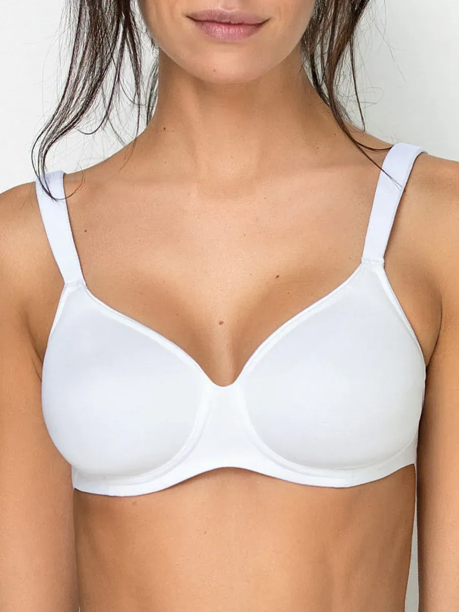 Si'èLei Plus 2546 reggiseno senza ferretto bianco spacer