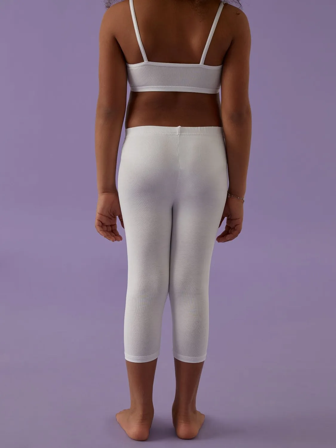Jadea 285 Leggings Bambina Capri Cotone Neri