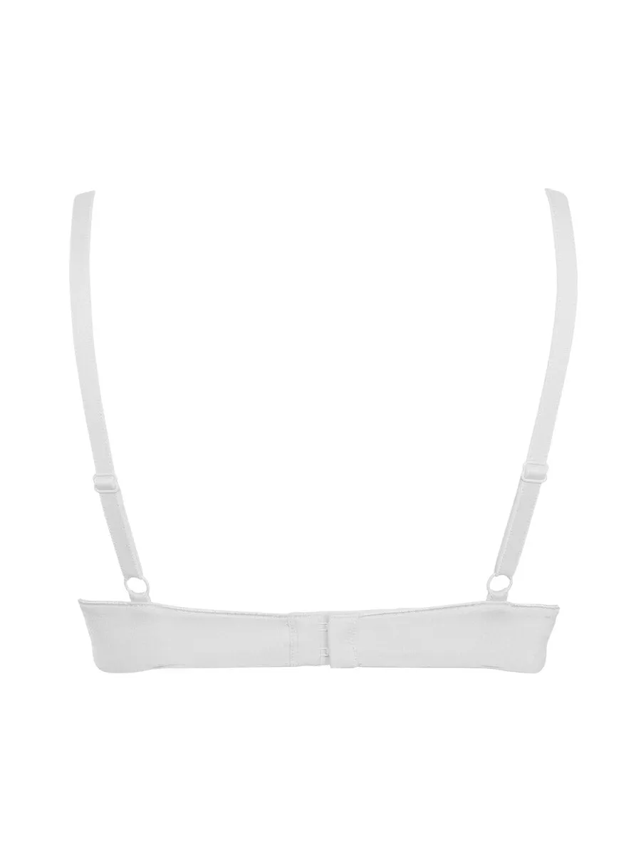 Si'èLei Plus 2544 reggiseno push-up bianco coppe graduate
