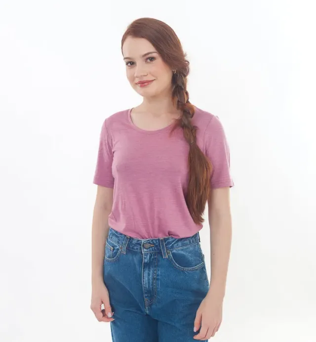 Casagin t-shirt donna lana merino seta termoregolante