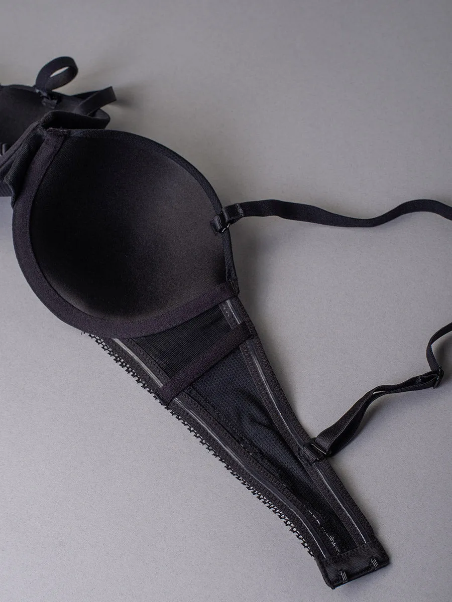 Si'èLei Darling 1880 reggiseno fascia nero imbottito