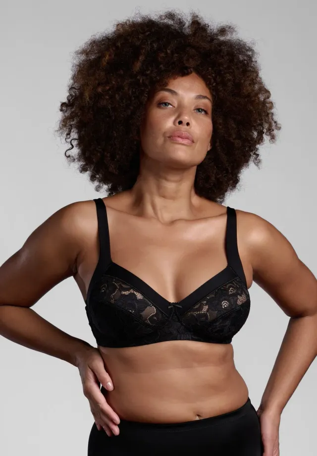 Lepel 230 Belseno Dolcepizzo reggiseno senza ferretto nero pizzo