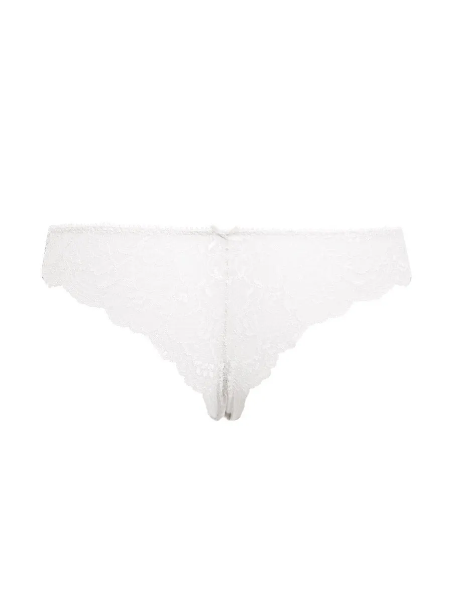SièLei Pure Love 1977 slip brasiliana bianco pizzo