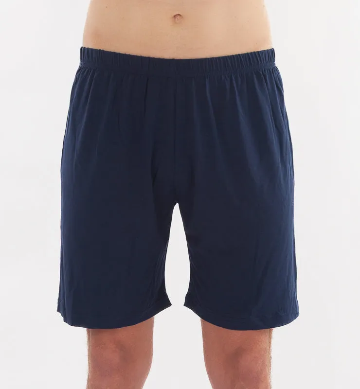 Casagin Pantaloncini Uomo Tencel Nero SM rilassati