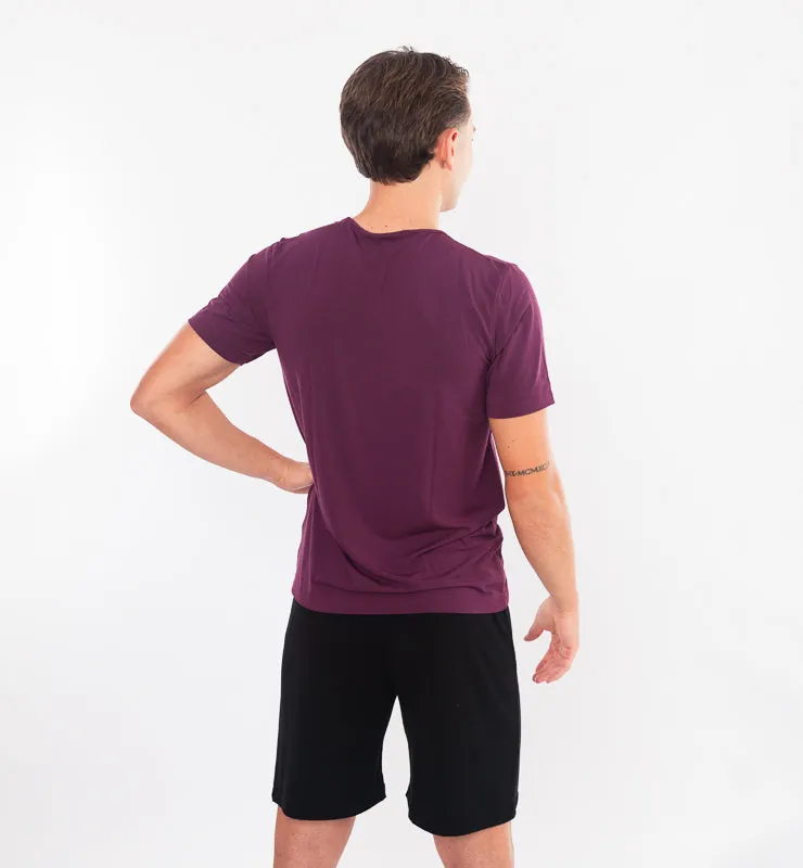 Casagin Essential T-shirt uomo Tencel maniche corte Bianco