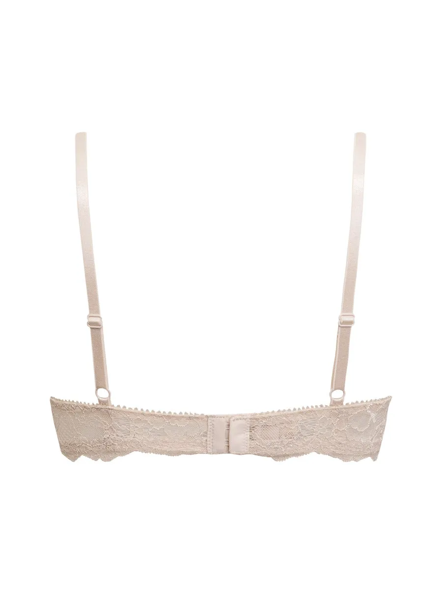 Si'èLei Pure Love 1972 reggiseno a fascia cipria push-up