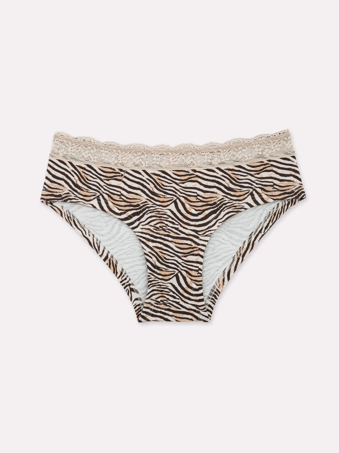 Jadea Sensualità 6665 slip midi animalier cotone pizzo