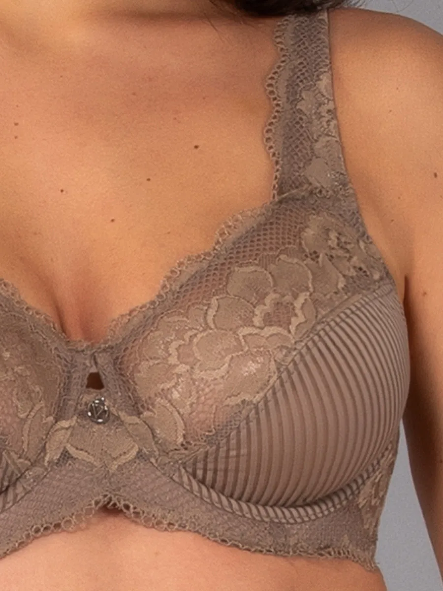 Si'èLei Verde Veronica AR12 reggiseno tabacco non imbottito