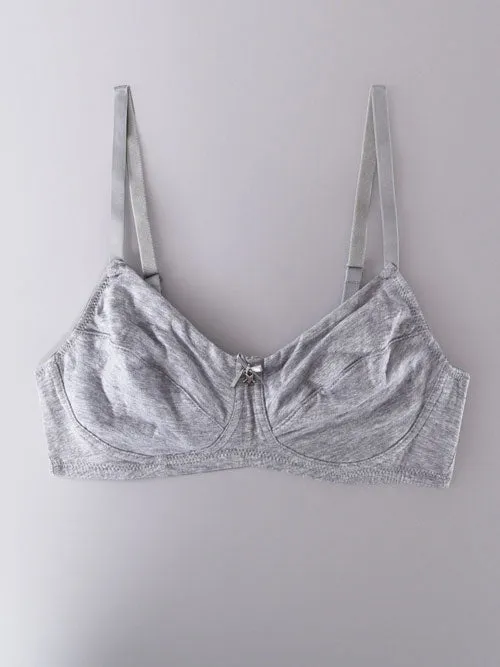 SièLei Natural Cotton 1440 reggiseno grigio cotone bio