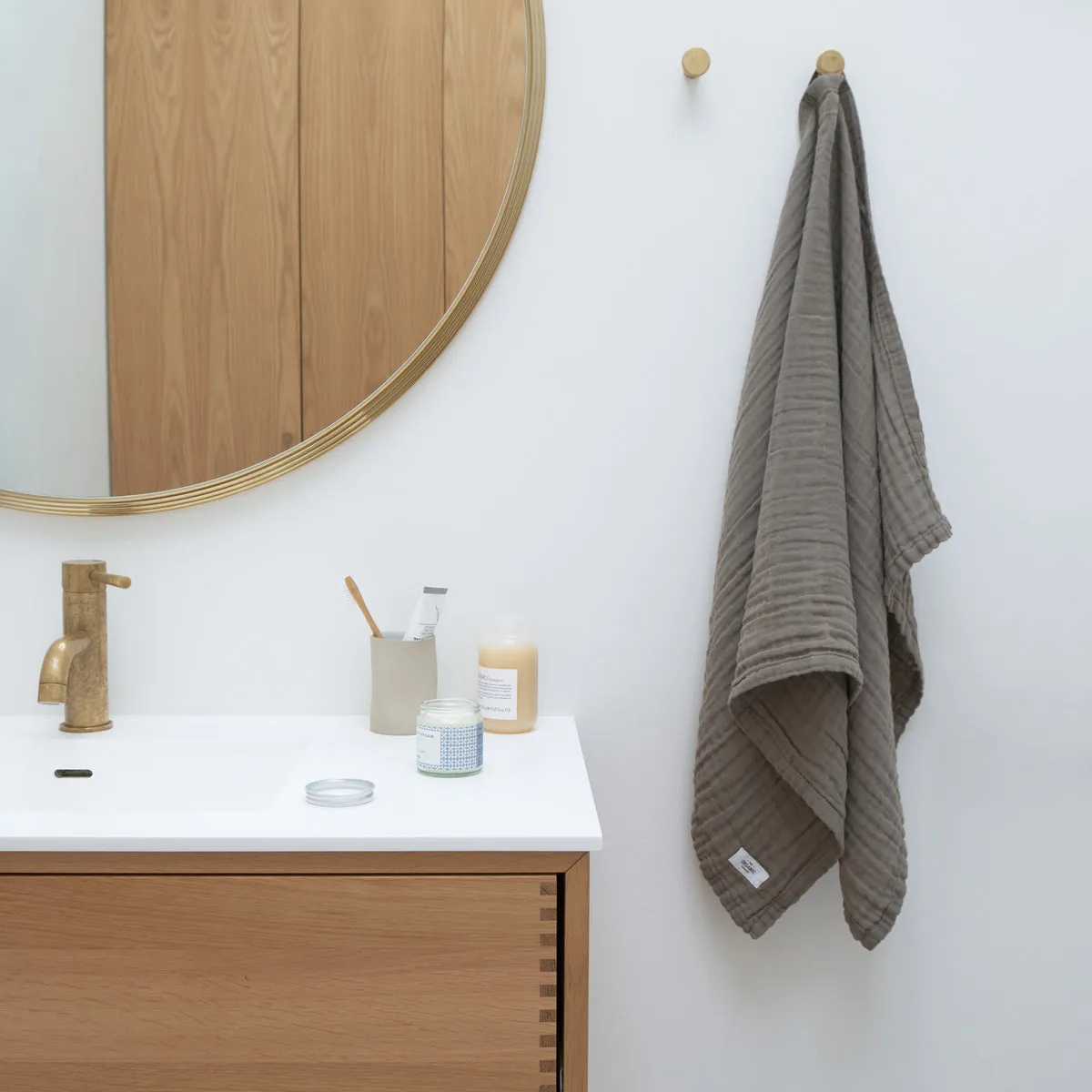 Casagin Brezza asciugamano viso verde 60x100 cotone bio