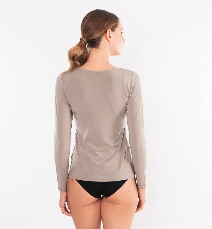 Casagin Essential maglia donna maniche lunghe Tencel