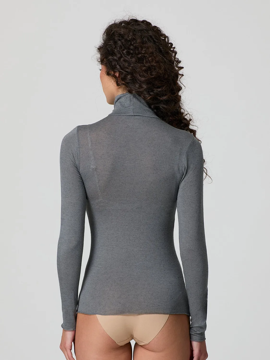 Jadea Basic 4066 dolcevita cashmere donna