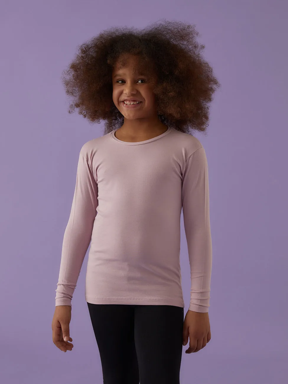 Jadea 263 Maglia Bambina Cotone Manica Lunga Rosa