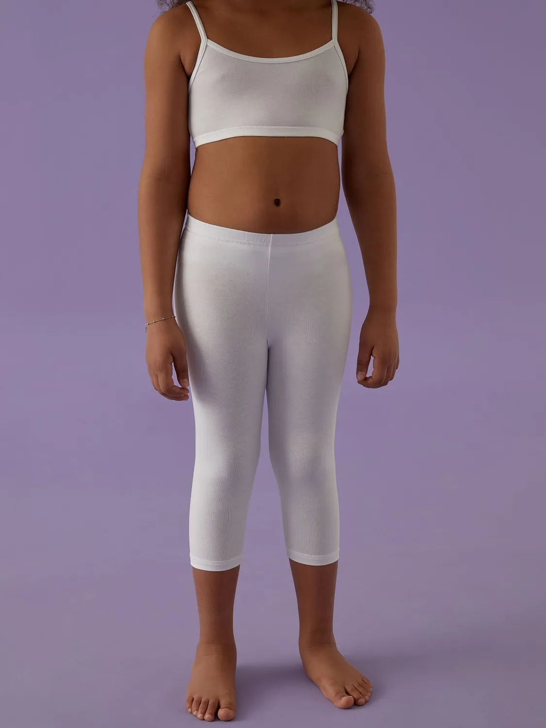 Jadea 285 Leggings Bambina Capri Cotone Neri