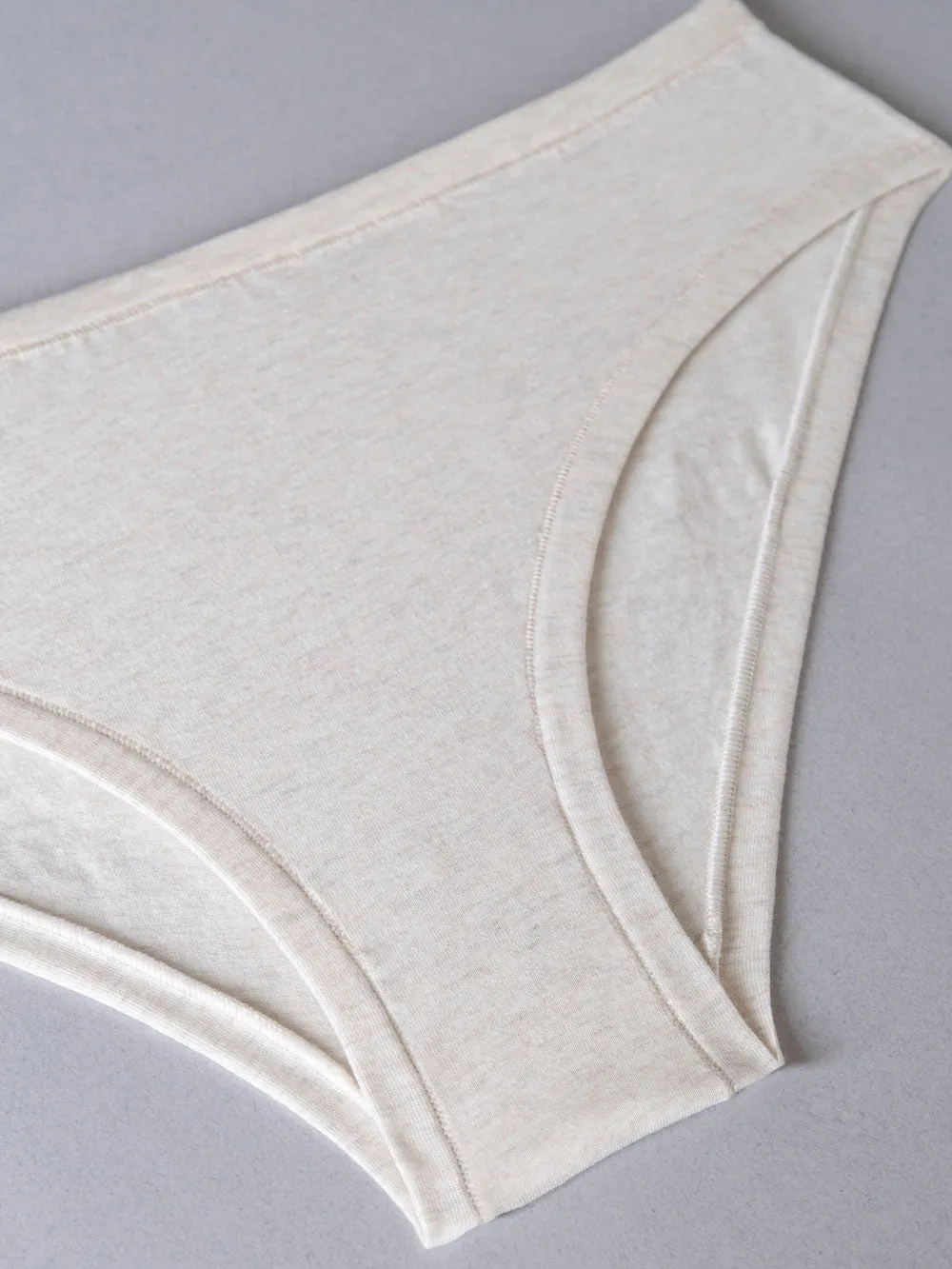 Si'èLei Natural Cotton 1445 slip ecru melange cotone bio