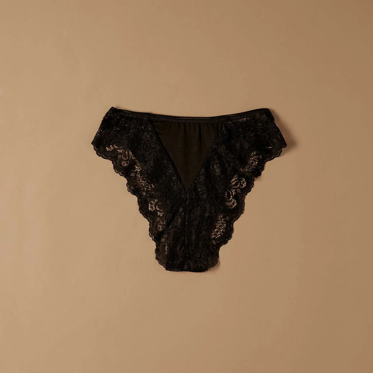 Jadea 789 Slip Modal Cotone con Pizzo Nero