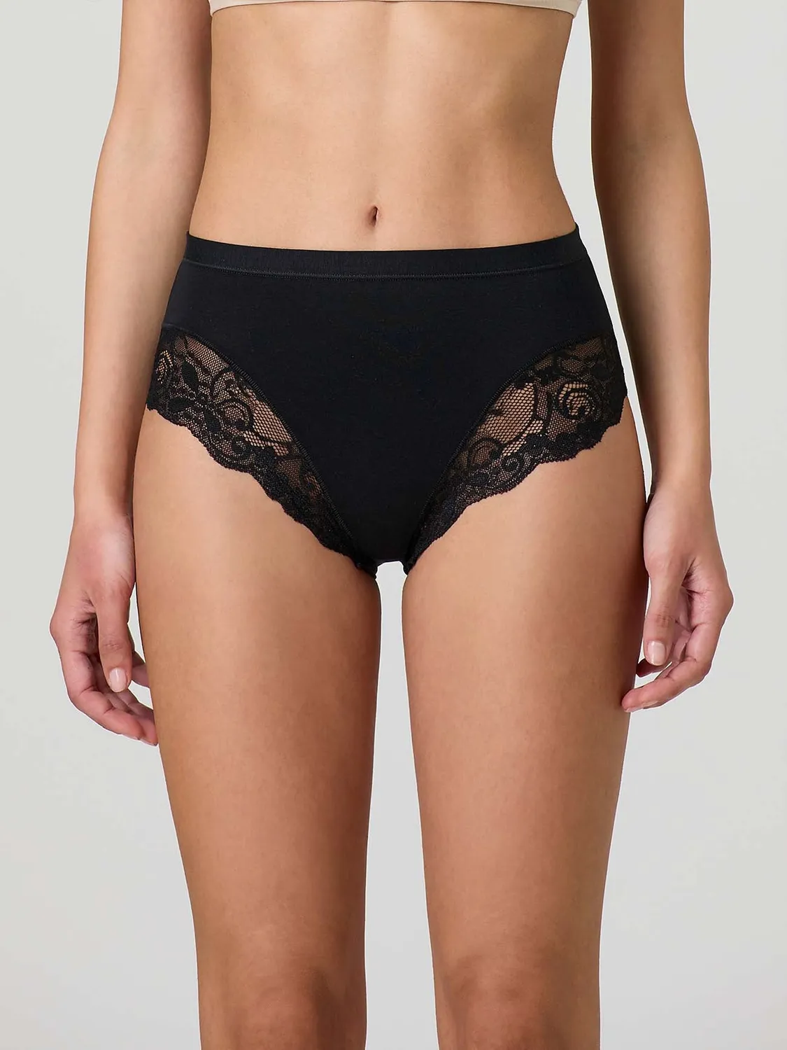 Jadea Basic 521 midi modal pizzo nero