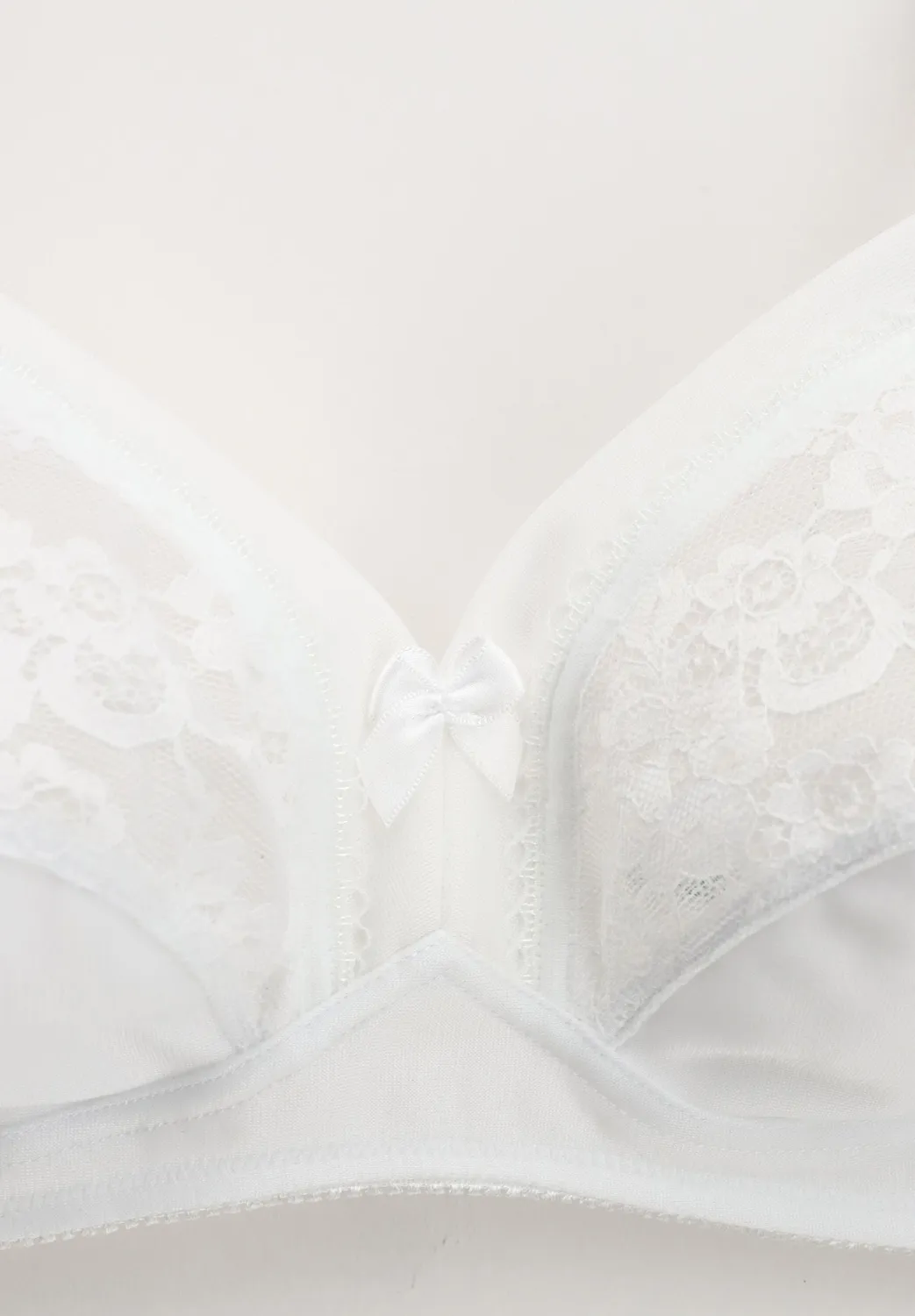 Lepel Delia Classic reggiseno senza ferretto bianco coppe pizzo