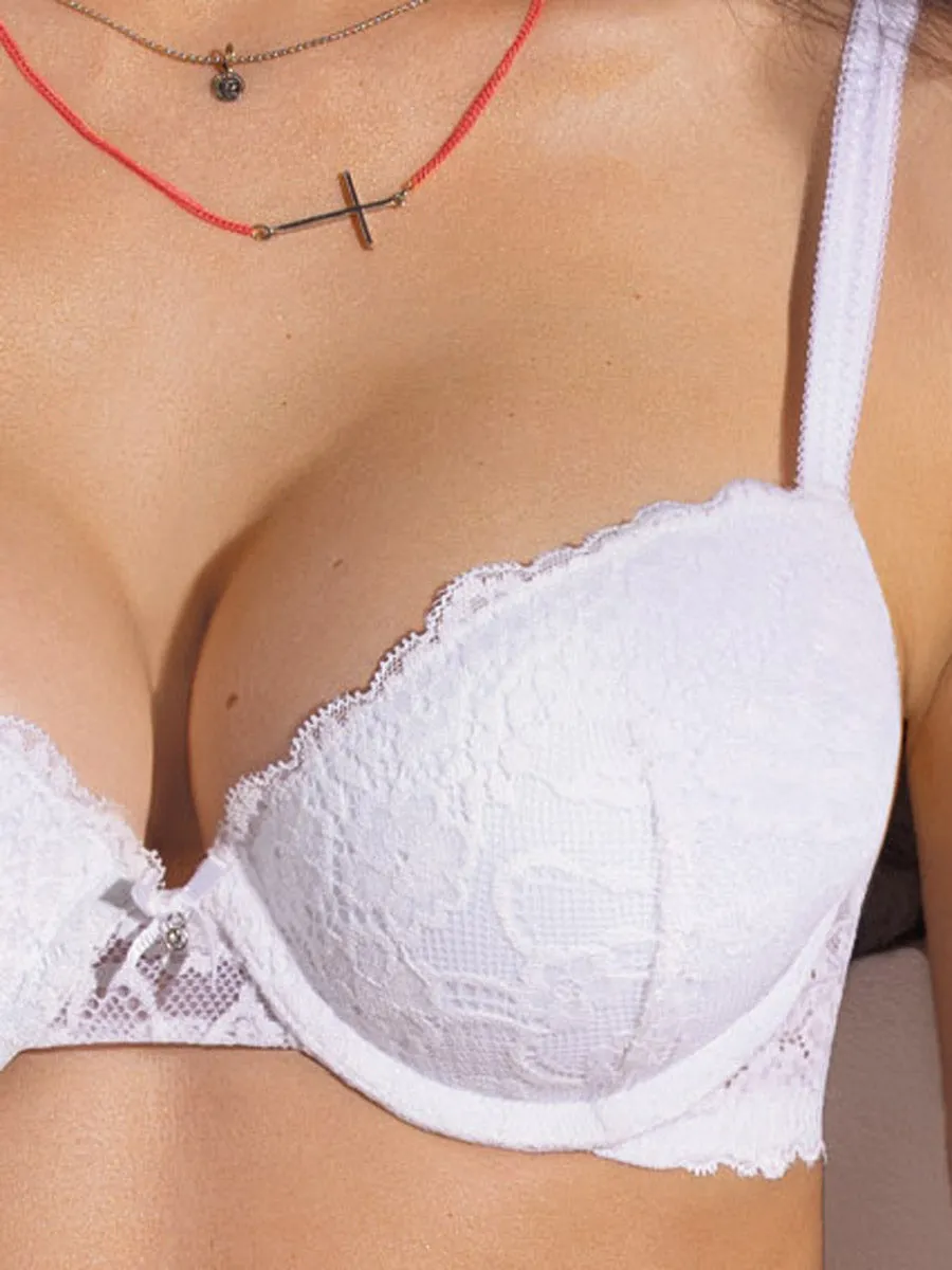 Si'èLei Allure 2680 push-up bianco pizzo coppe graduate