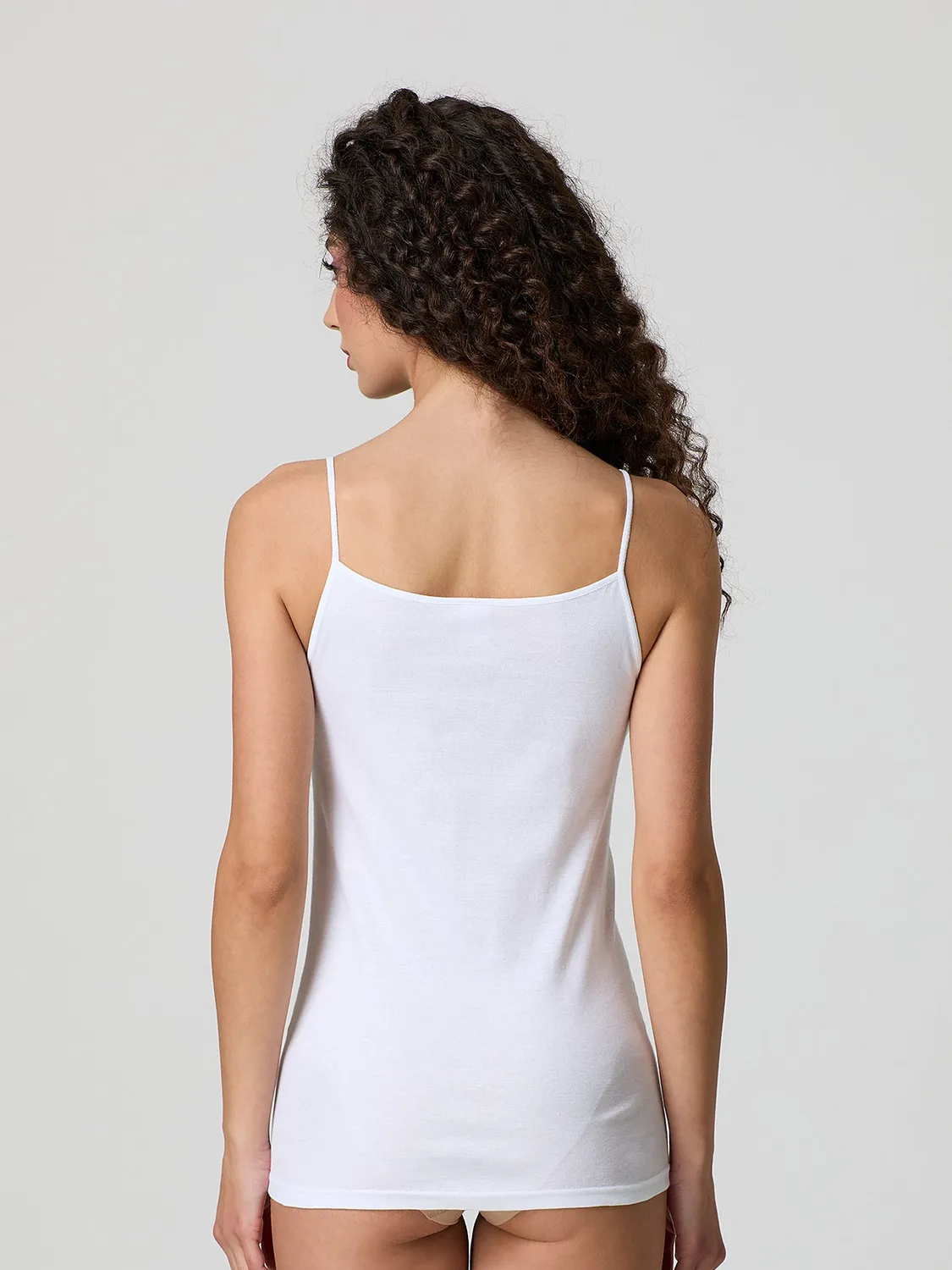 Jadea Basic 9000 top cotone macramé 3 pezzi bianchi