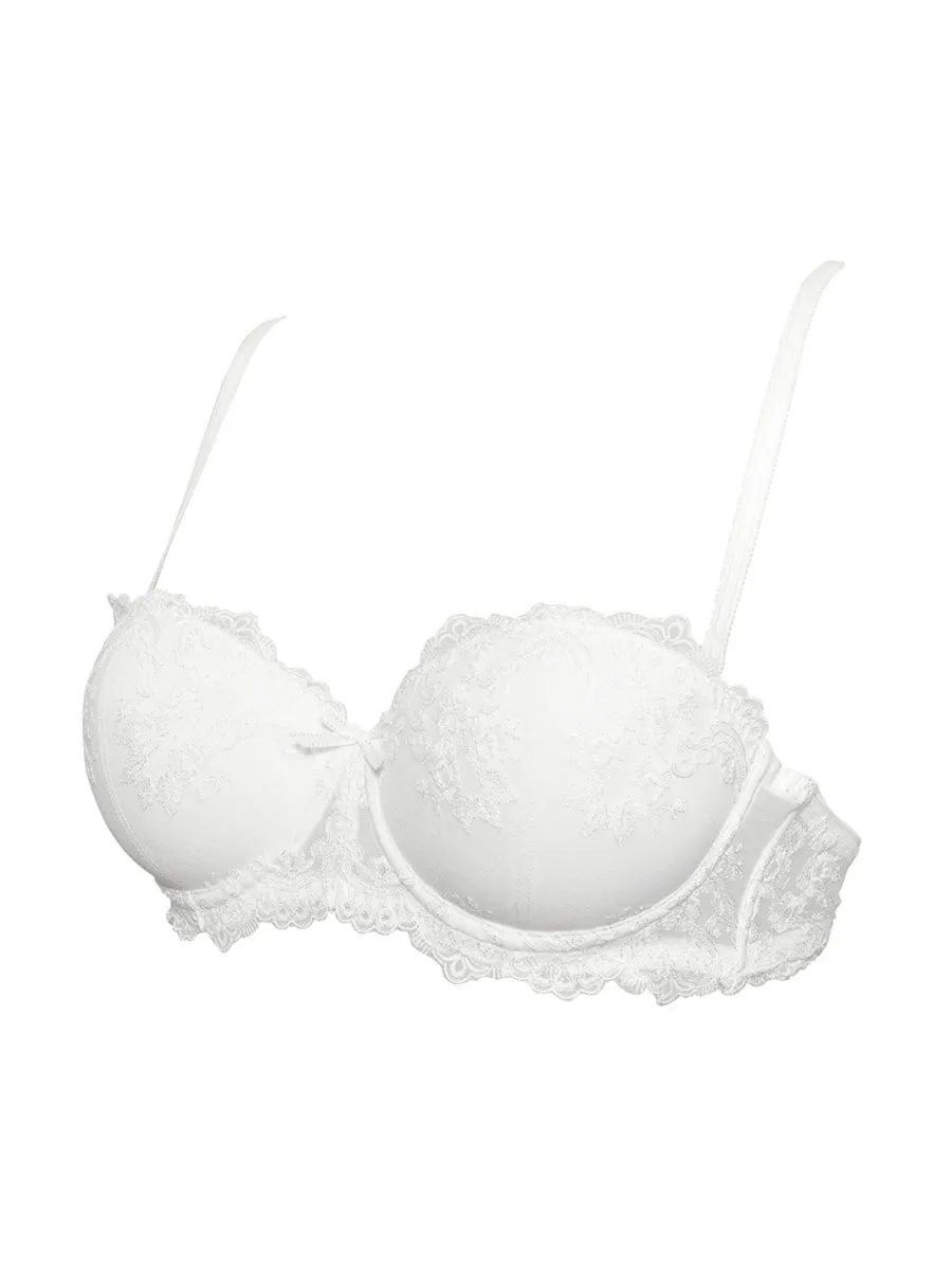 Si'èLei Glam 1948 fascia tulle bianco latte con ferretto