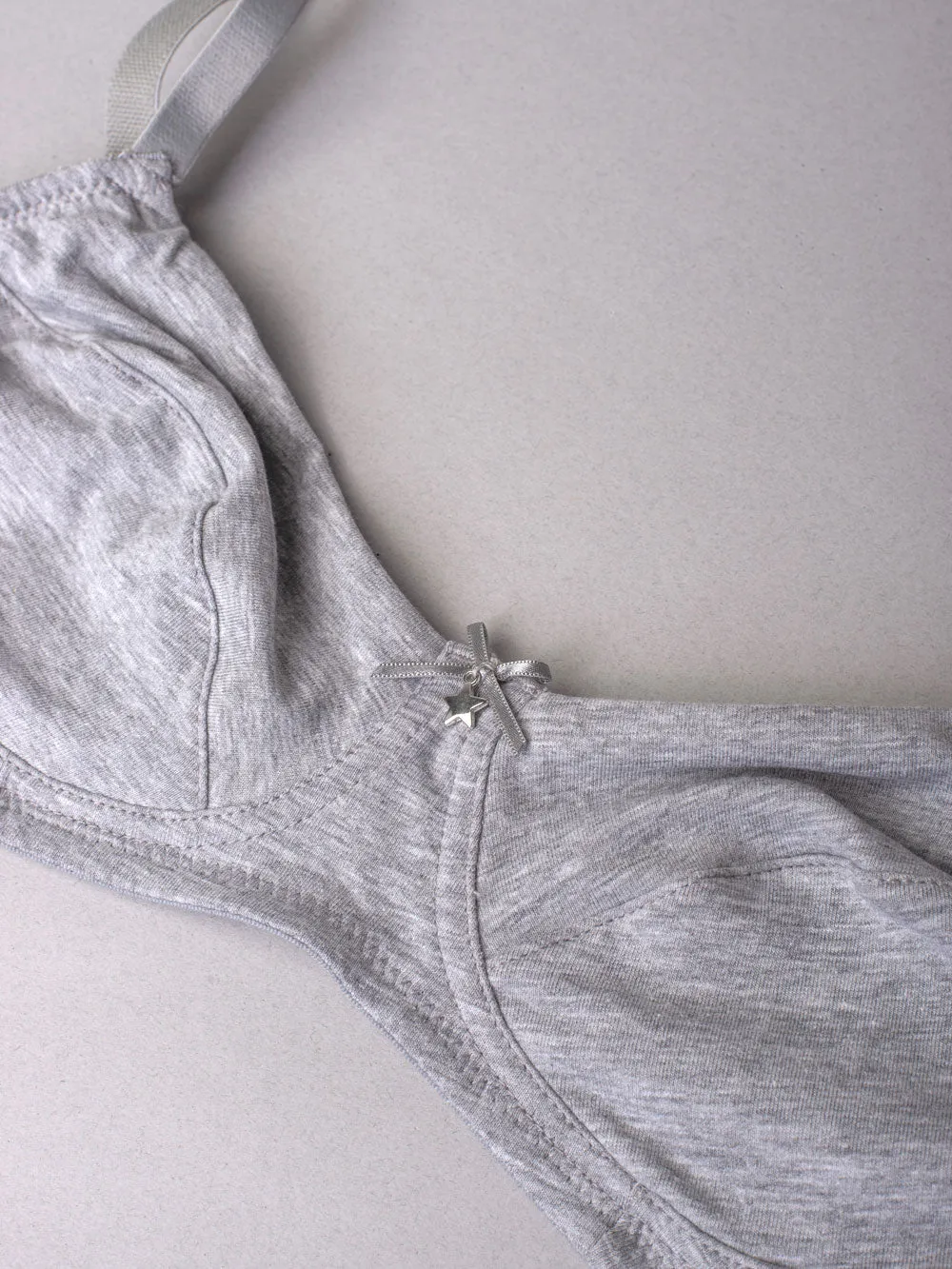 SièLei Natural Cotton 1440 reggiseno grigio cotone bio