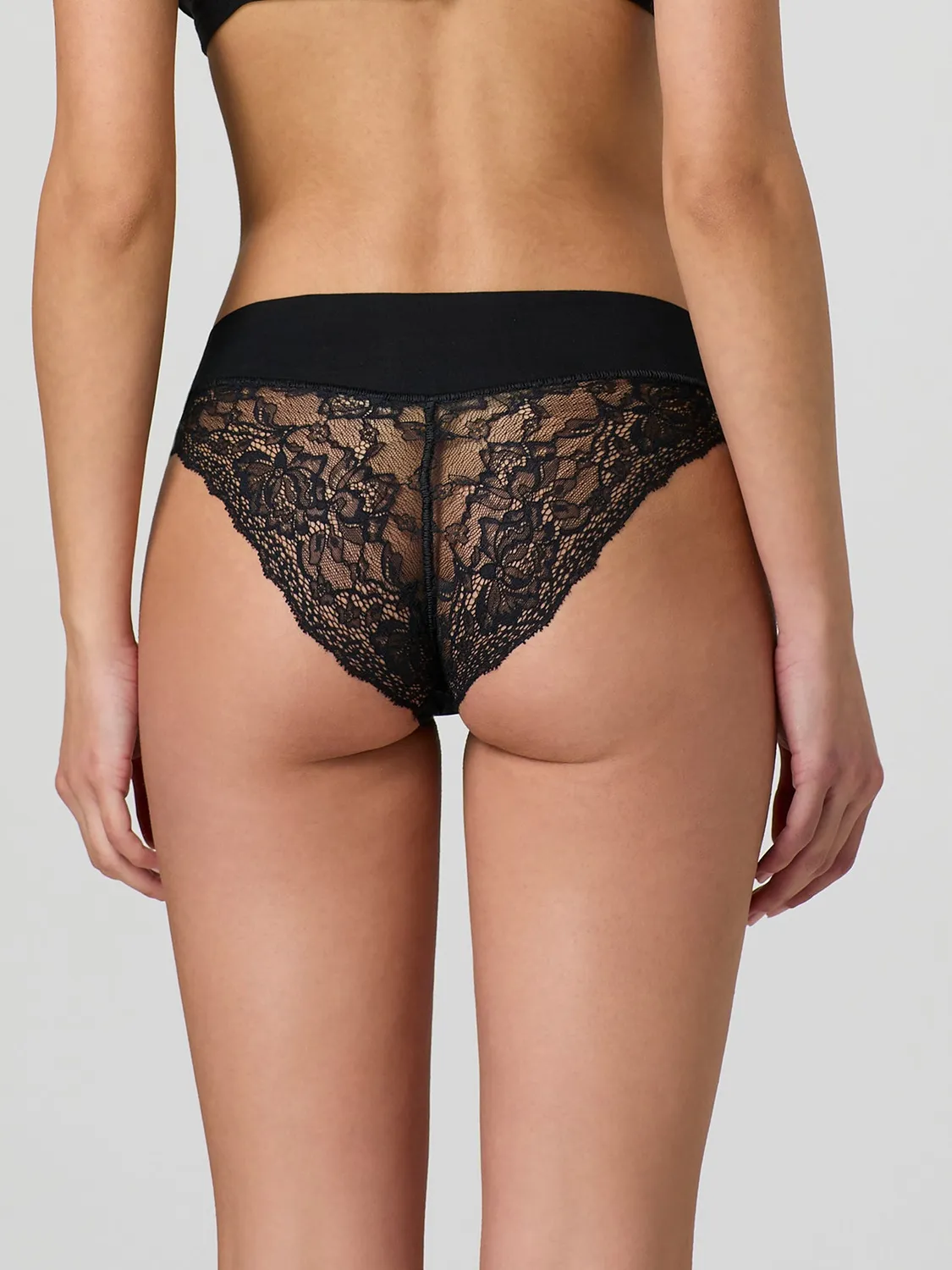 Jadea 8014 Slip Taglio Laser Cotone Pizzo Dietro